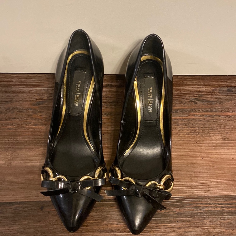 Black 1.5-2.0 in heel